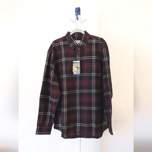 Orvis Classic Button Down Plaid Long Sleeve Shirt